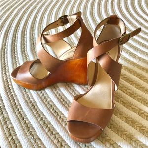 Lucky Brand Platform Leather Sandal